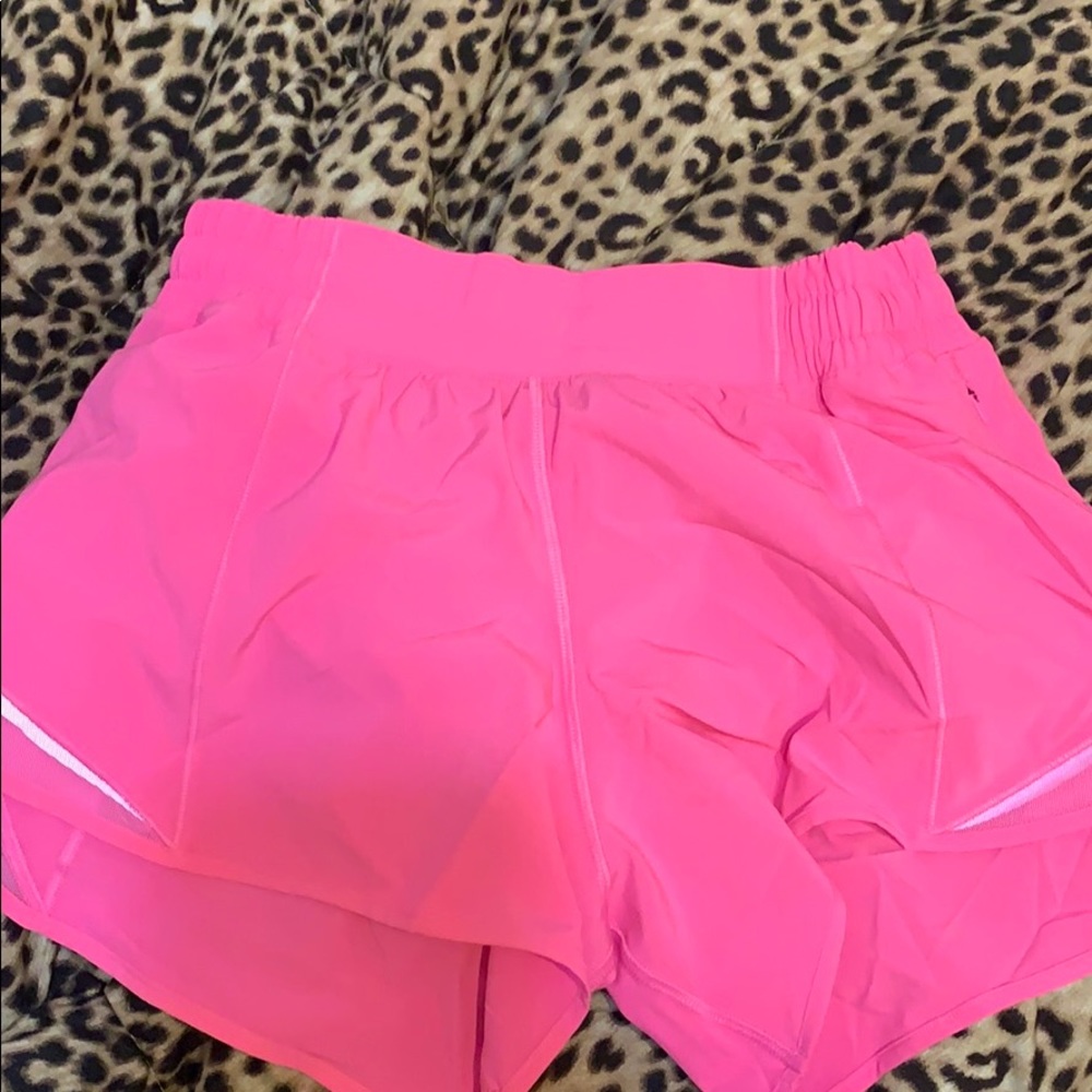 Hot pink lulu shorts
